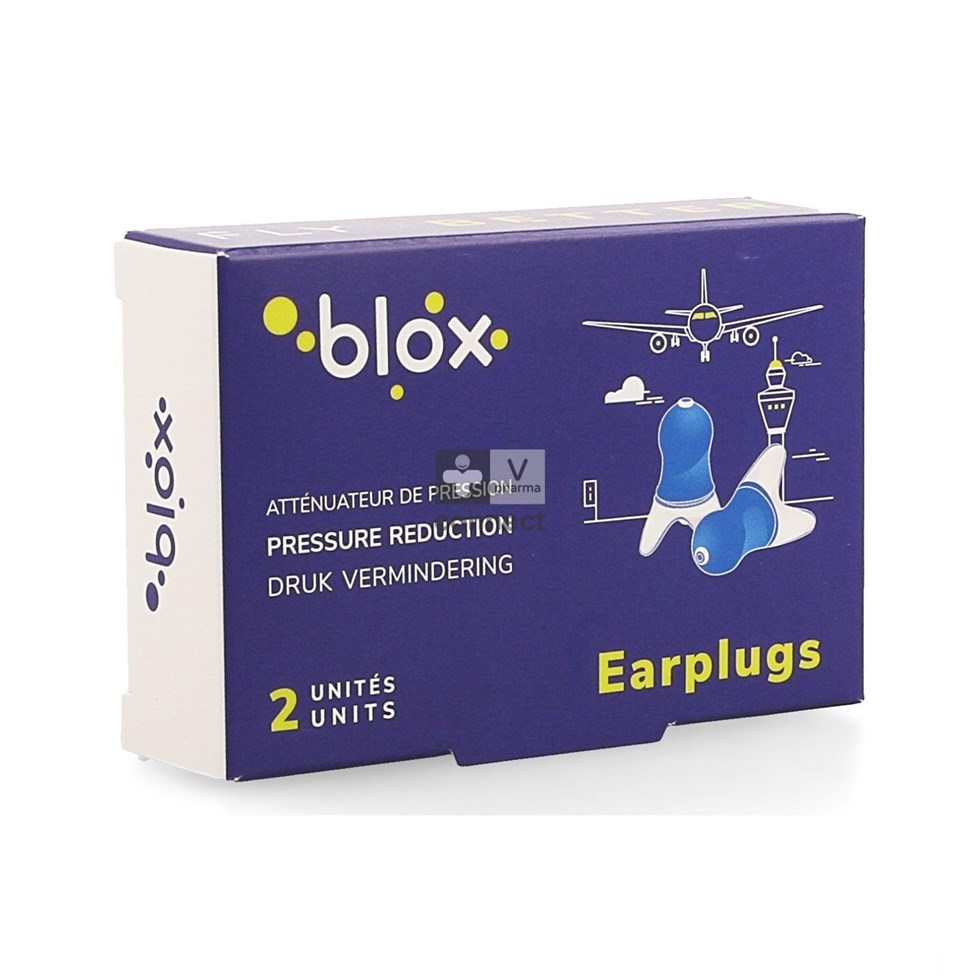 Blox Airplane 1 Pair A/Pressure Earplugs