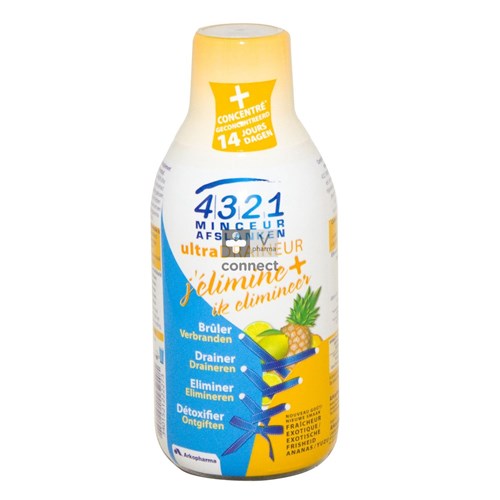 Arko 4321 Minceur Ultra Draineur Fraicheur Exotique 280 ml