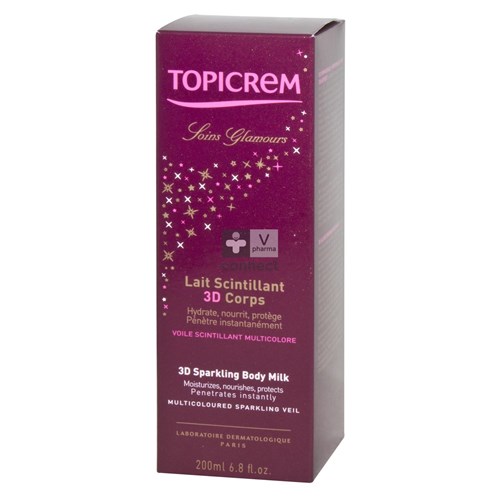 Topicrem Stralend Lichaam Melk 3d Tube 200ml