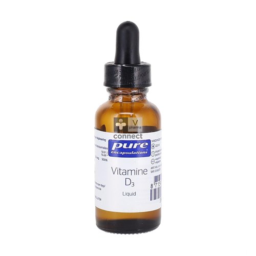 Pure Encapsulations Vitamine D3 Liquide 22,5 ml