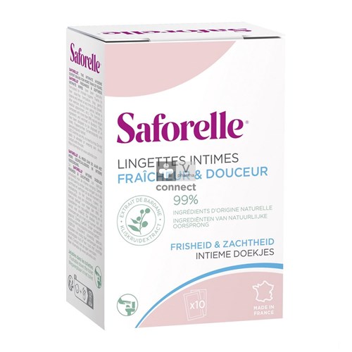 Saforelle Lingettes Flushable 10