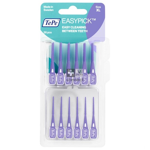 Tepe Easy Pick Mauve Xl 36 Pièces