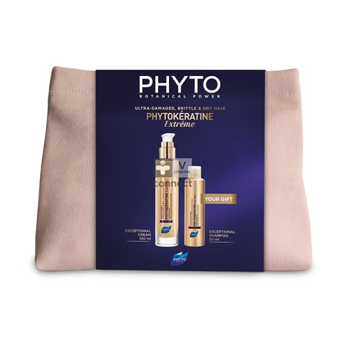 Phytokeratine Extrême Trousse Crème d'Exception 100 ml + Shampooing 50 ml Offert