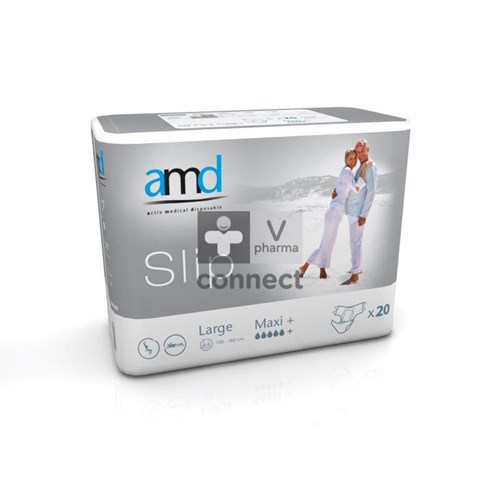 AMD Slip Large Maxi Plus grijs 20 stuks Ref.093.500