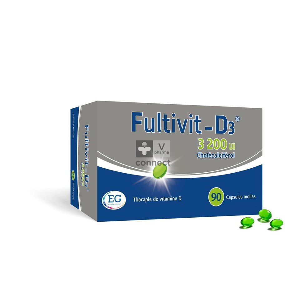 Fultivit-D3 EG 3200Ie Zachte Caps 90