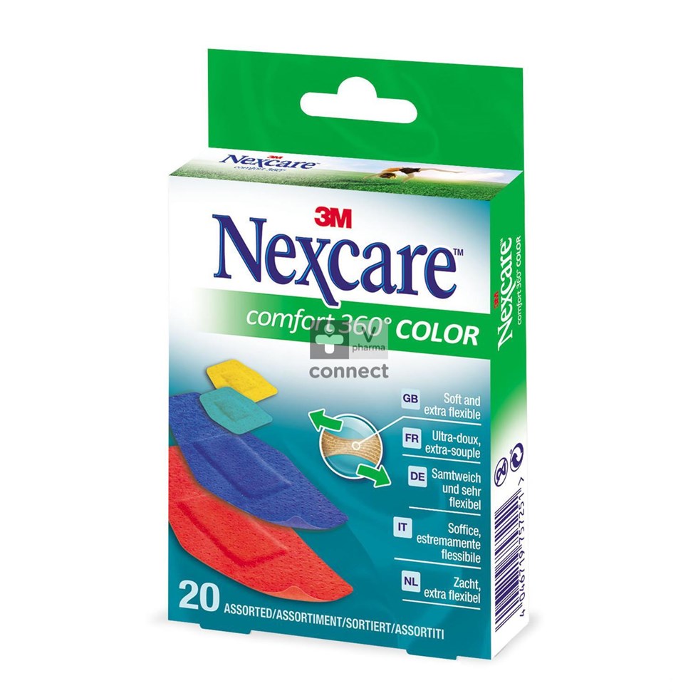 Nexcare 3m Comfort Strip 360 Brights 20
