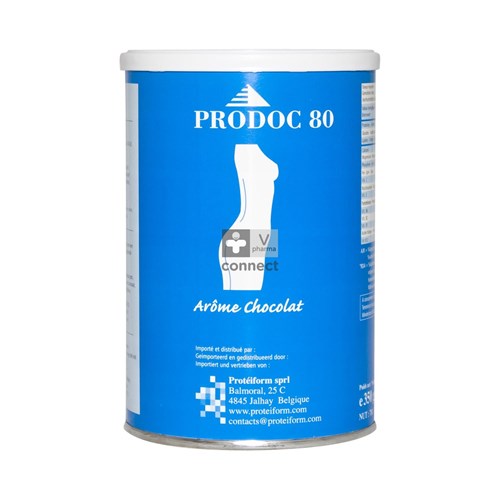 Prodoc 80 Poeder Milk-shake Chocolade 350g