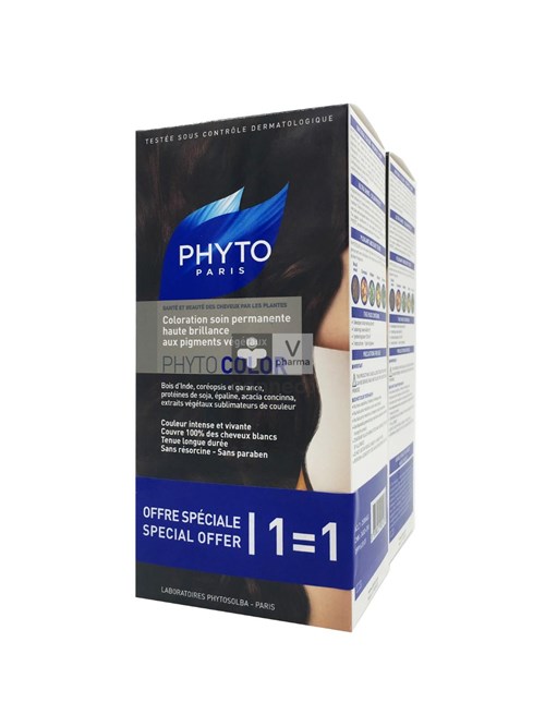 Phytocolor 6 Donkerblond Duo 1+1 Gratis