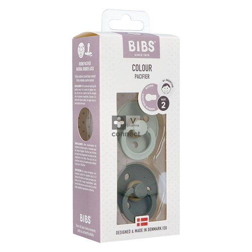 Bibs 2 Fopspeen Duo Sage Hunter Green