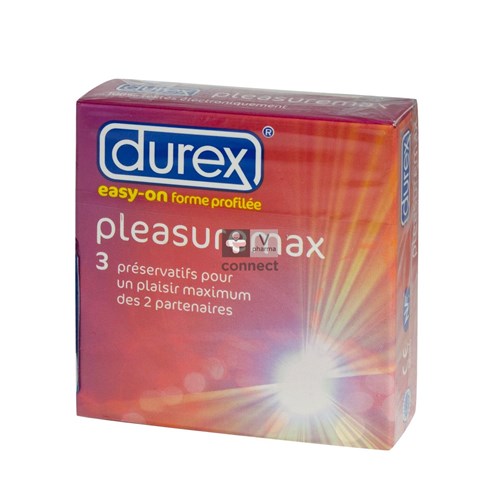 Durex Pleasuremax Preservatifs 3 Pieces