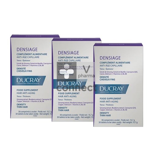 Ducray Densiage 3 x 30 Capsules Prix Promo