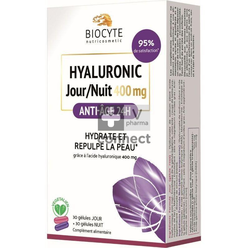 Biocyte Hyaluronic Jour-Nuit 400 mg Gel. 30+30 Capsules