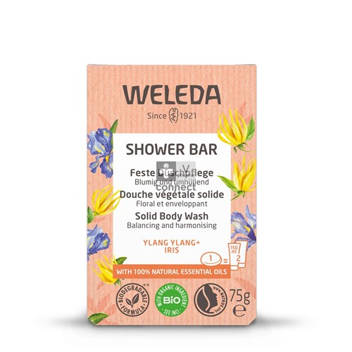 Weleda Shower Bar Ylang Ylang + Iris 75g