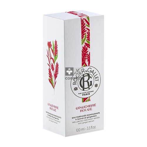 Roger&gallet Gingembre Rouge Eau Parfumee 100ml