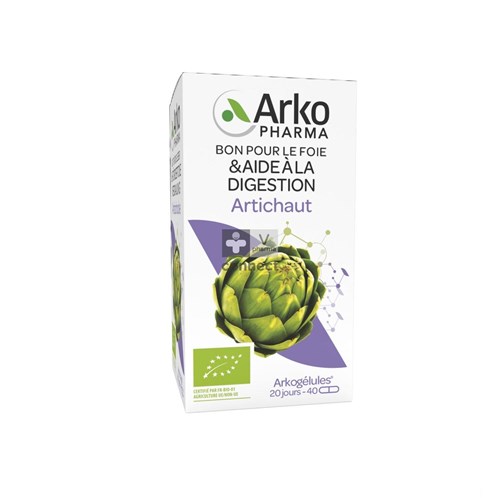 Arko Gelules Artichaut Bio 40 Gelules