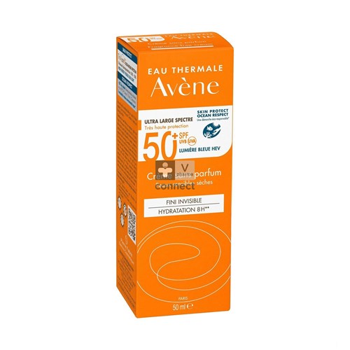 Avene Zon Spf50+ Creme Zonder Parfum 50ml