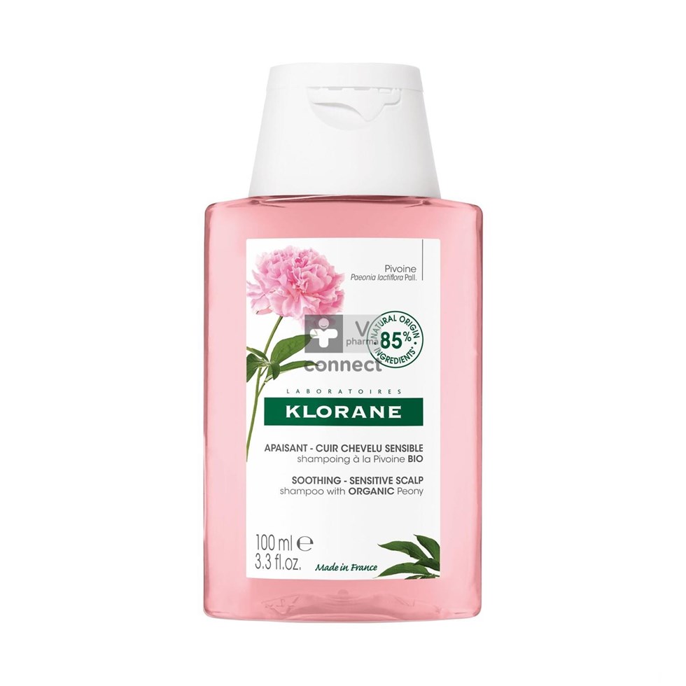 Klorane Capil. Sh Pioenroos Bio 100ml