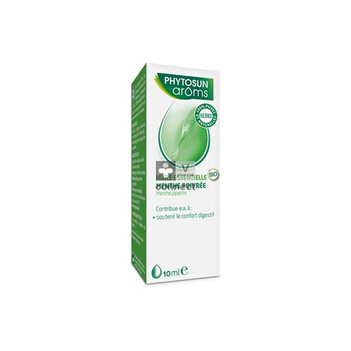 Phytosun Aroms Menthe Poivrée Huile Essentielle Bio 10 ml