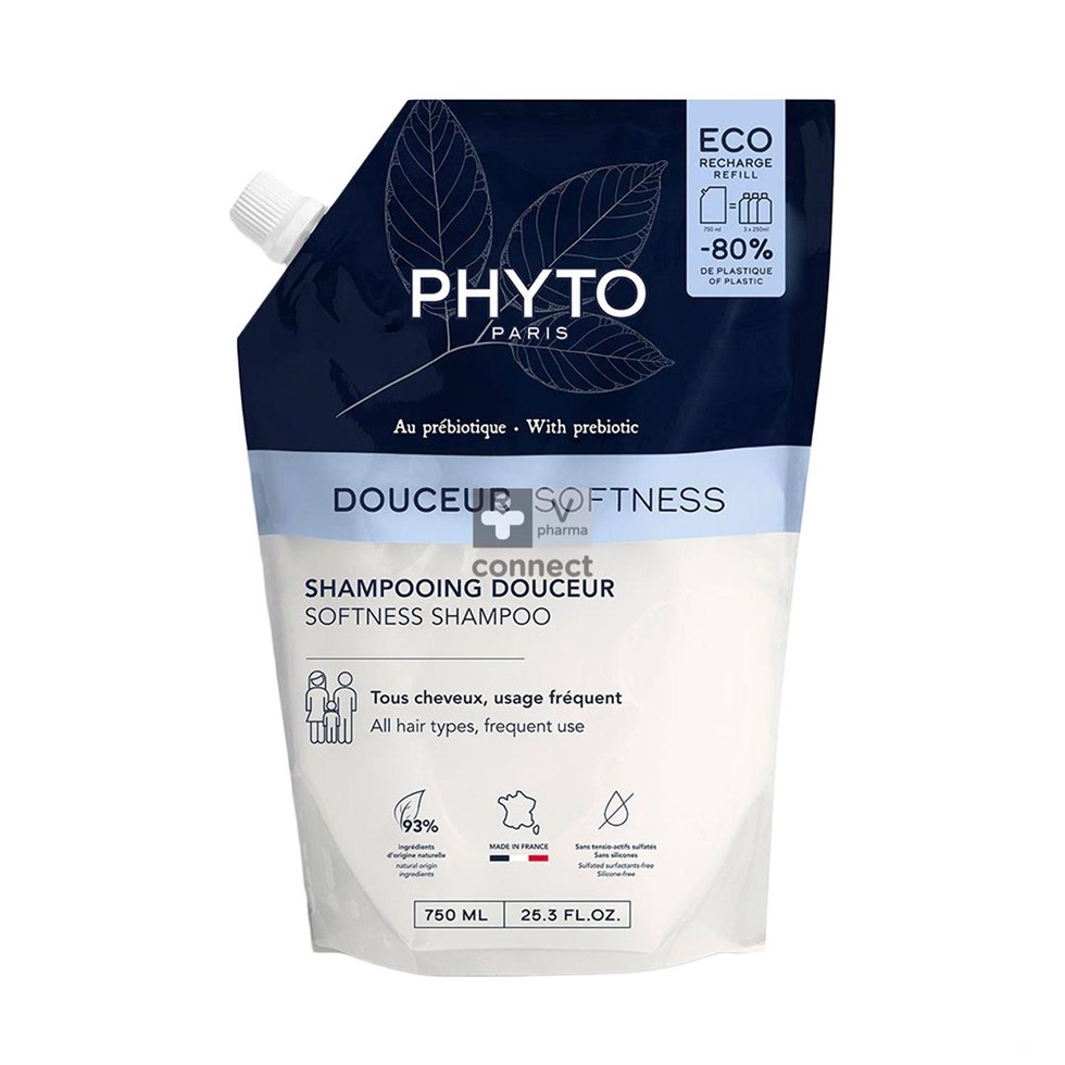 Phyto Softness Shampoo Jumbo Refill 750ml