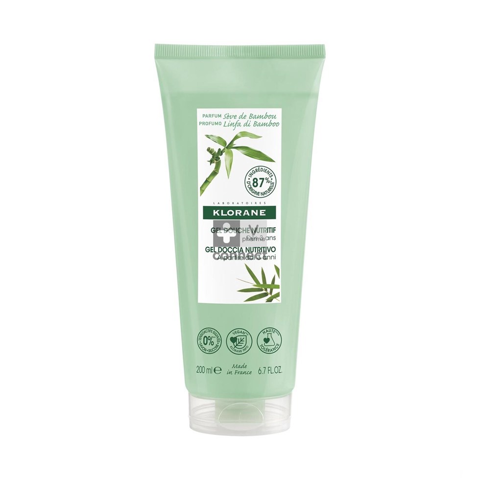 Klorane Gel Douche Sève De Bambou 200 ml