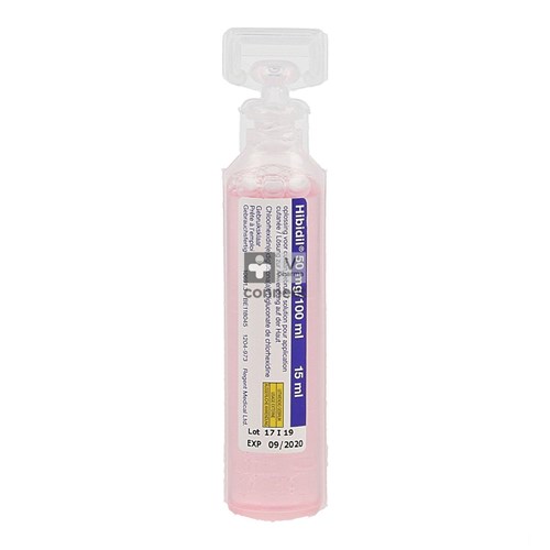 Hibidil Steriele oplossing 15 ml 10 unidosissen