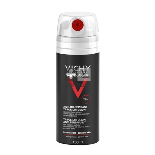 Vichy Homme Deo Tri-spray 72u 150ml