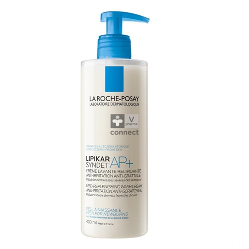 La Roche Posay Lipikar Syndet AP+  Crème Lavante 400 ml