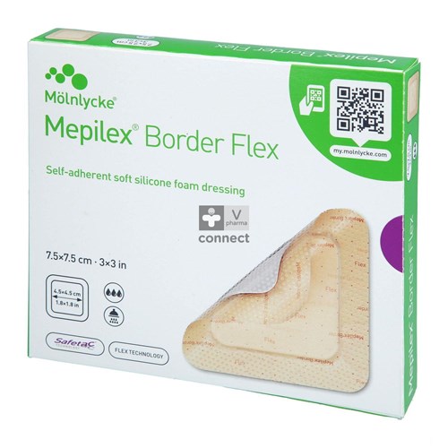 Mepilex Border Flex 7.5 x 7.5 cm 5 Pièces