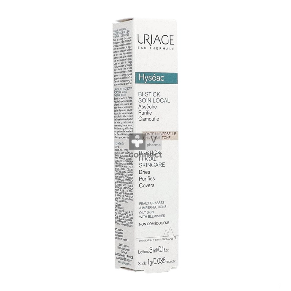 Uriage Hyseac Bi Stick Lotion + Stick Correcteur