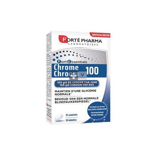 Chroom 100 Forte Pharma Tabl 30