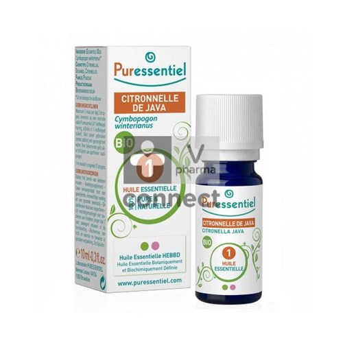 Puressentiel Huile Essentielle Citronelle Java Bio 30 ml