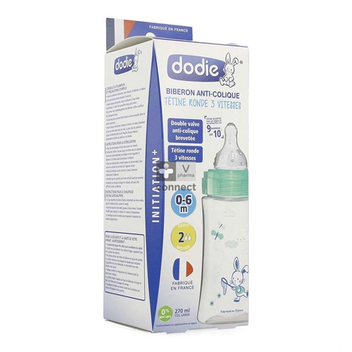 Dodie Biberon Initiation+ Mixte 270 ml