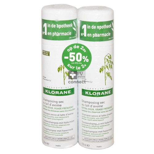 Klorane Capil. Droogsh Haver Spray Duo2x150ml