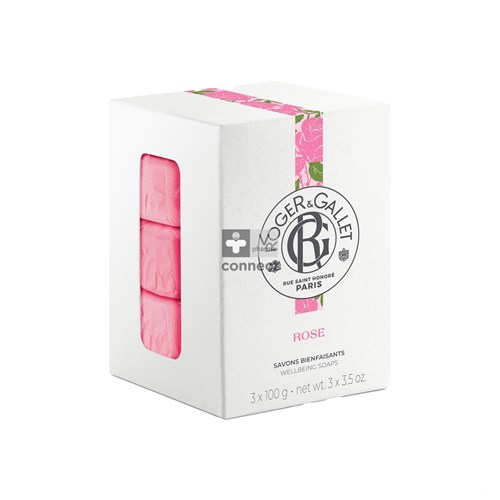 Roger&gallet Rose Boite 3 Zepen 100g