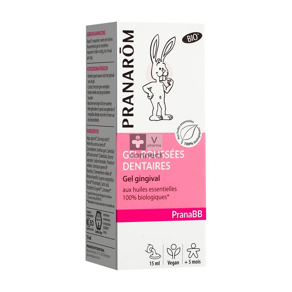 Pranarom PranaBB Gel Gingival Poussées Dentaires 15 ml