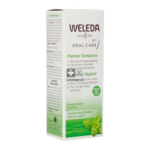 Weleda Dentifrice Végétal Tube 75 ml