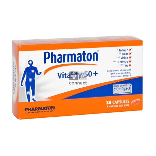 Pharmaton Vitality 50+ 30 Capsules