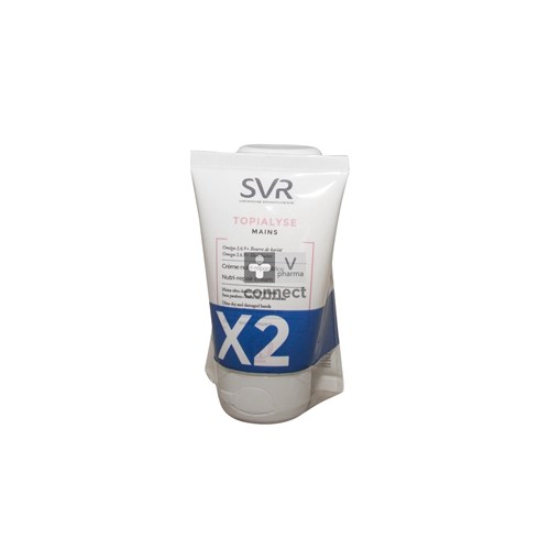 SVR Topialyse Crème Mains 2 x 50 ml Prix Promo