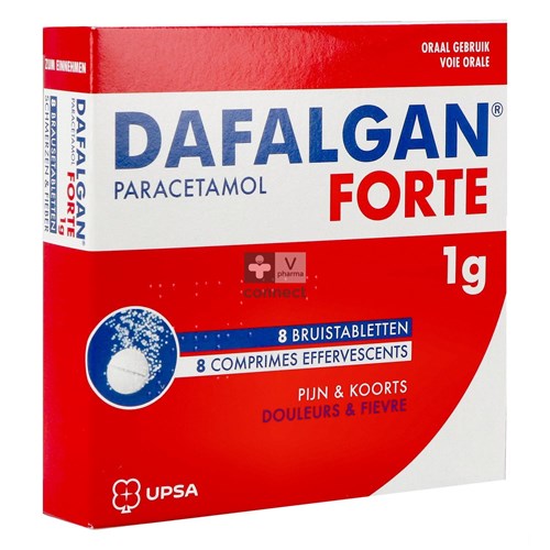 Dafalgan Forte 1g Citrus Bruistabl 8