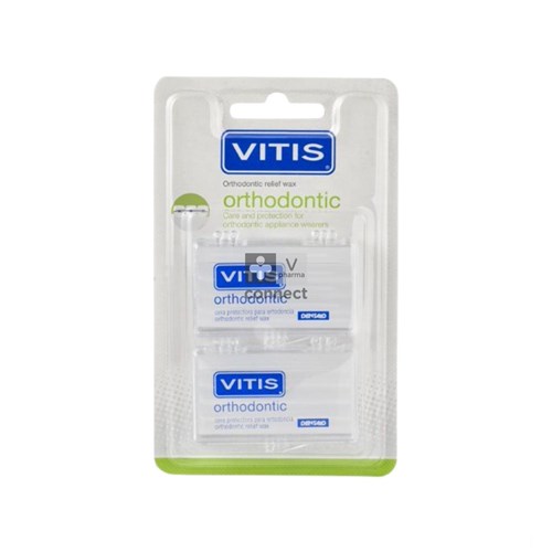 Vitis Orthodontic Wax Blister 2 Doosjes 3600