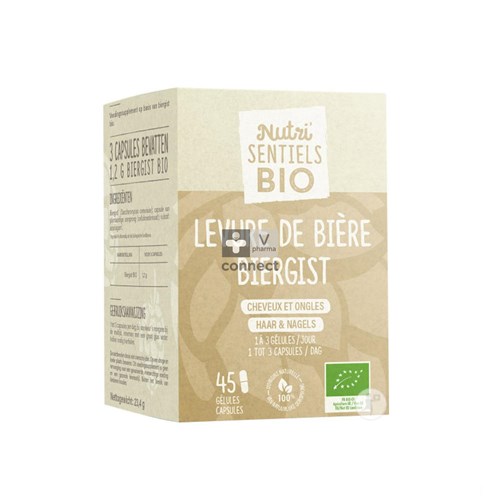 Nutrisanté Nutrisentiels Levure Bière Bio 45 Comprimés