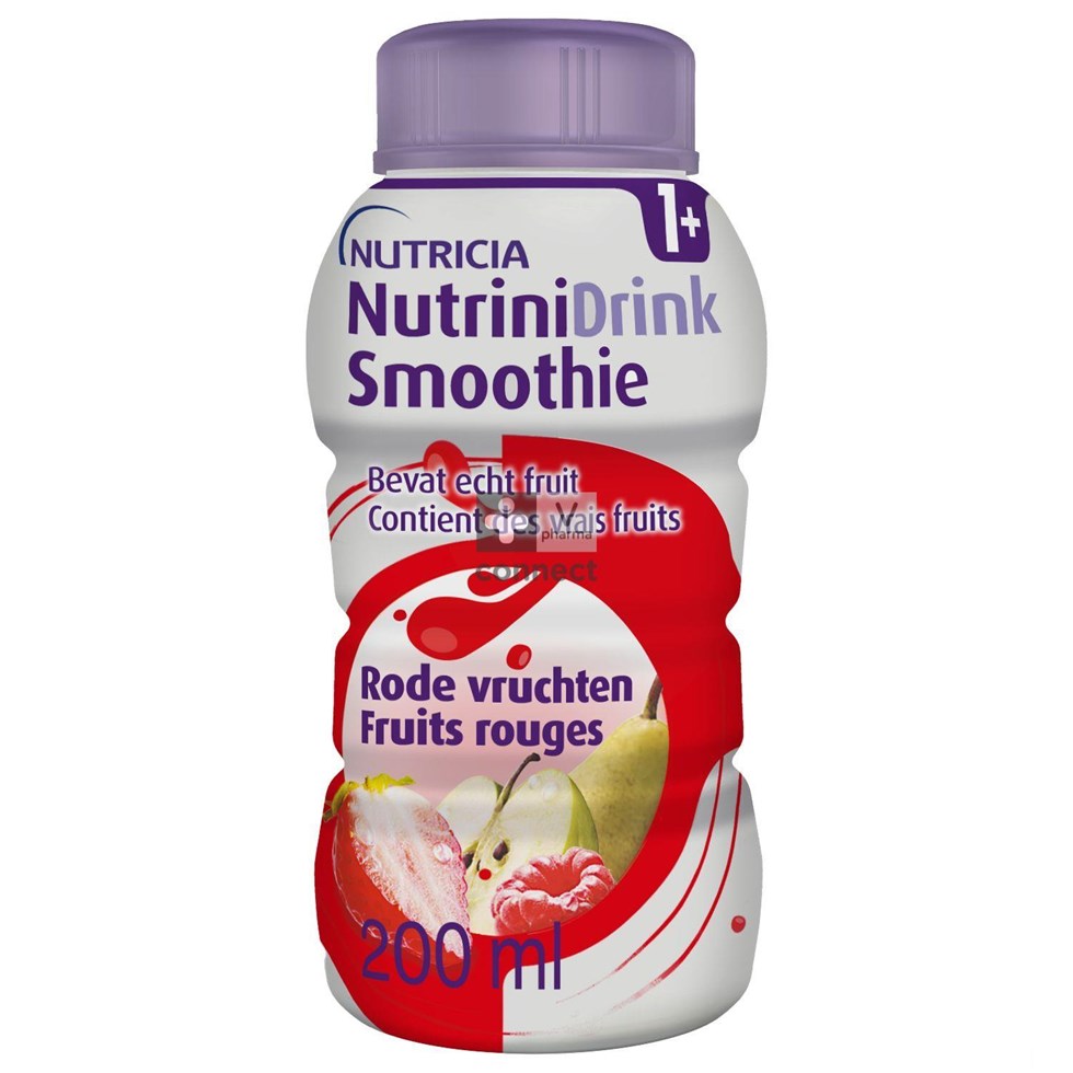 Nutrinidrink Smoothie Rode Vruchten Fl 200ml