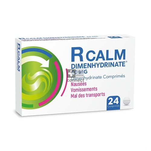 R Calm Dimenhydrinaat 50 mg 24 tabletten