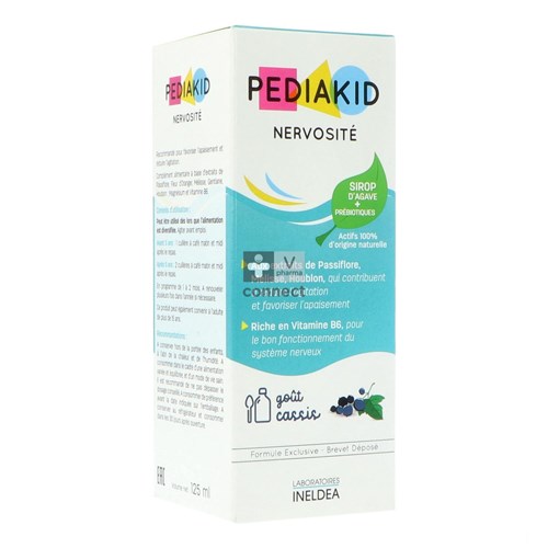 Pediakid Sirop Nervosité Flacon 125 ml