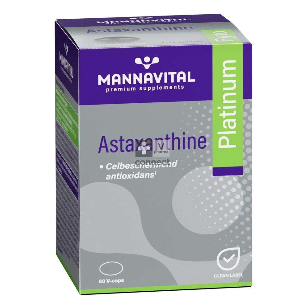 Mannavital Astaxanthine V-Caps 60