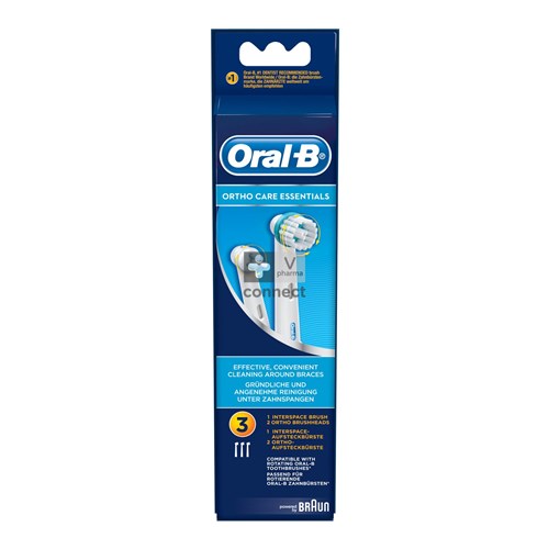 Oral B Recharges Ortho Care Interspace 2 Pièces