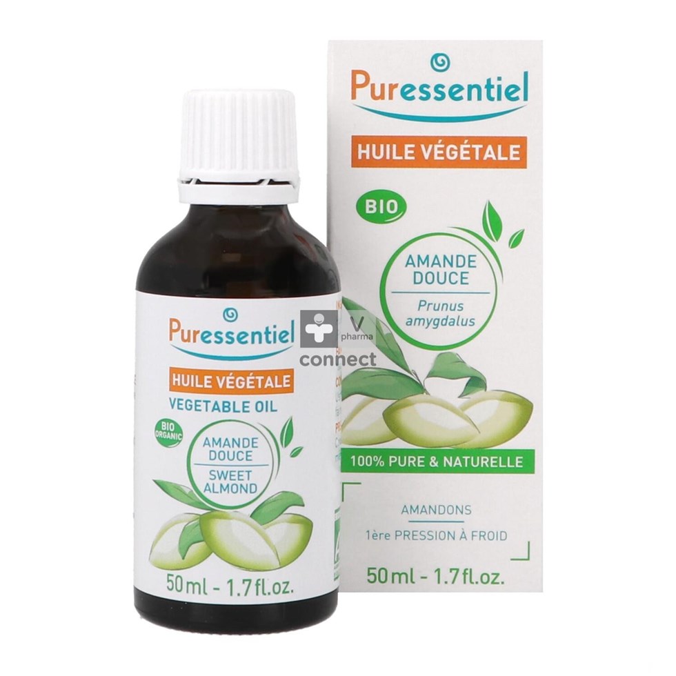 Puressentiel Bio Huile Végétale Amande Douce 50 ml