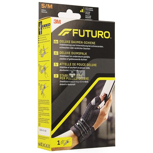 Futuro Deluxe Duimspalk 45843, Zwart Small/medium