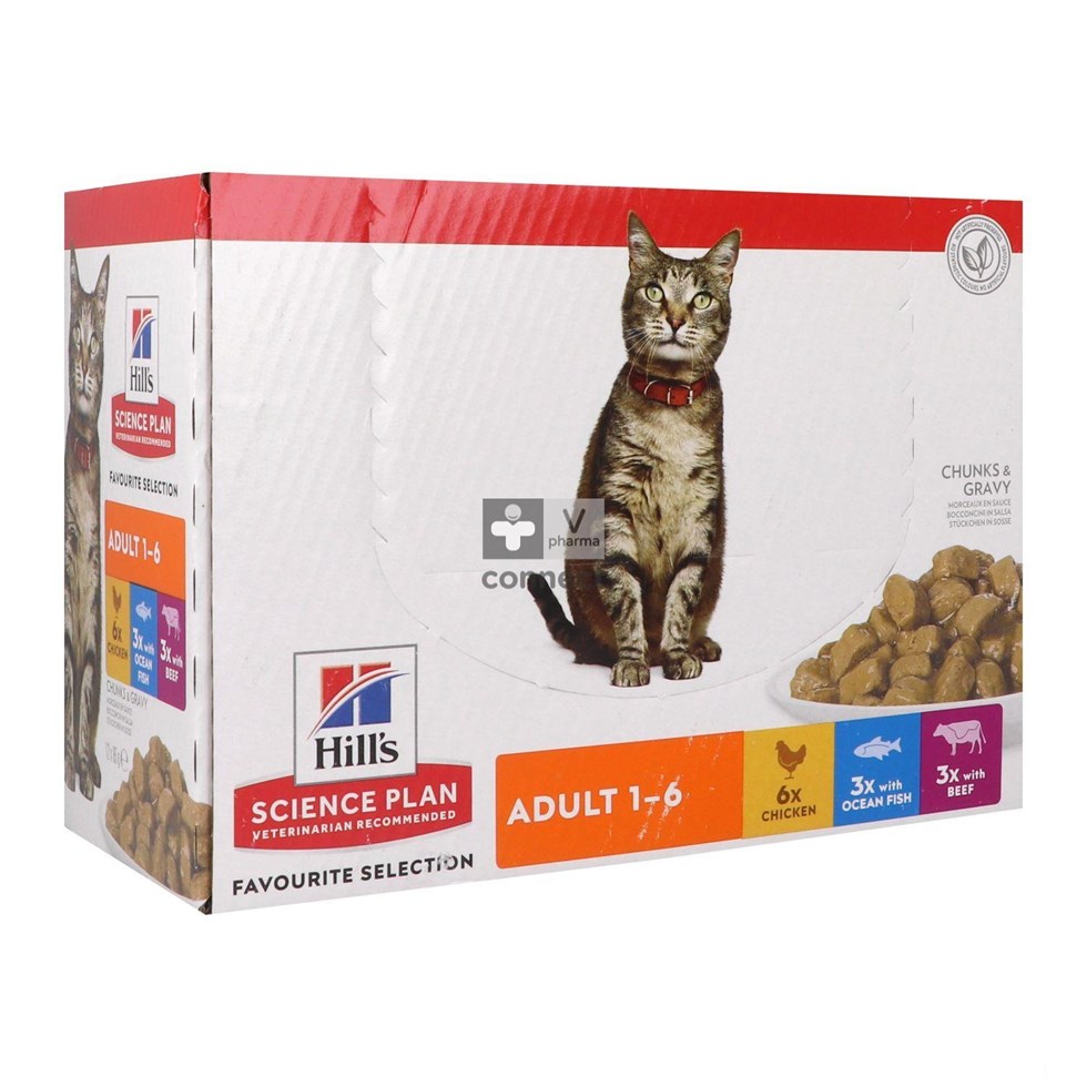 Hills Sc.plan Feline Adult Multip. Classic 12x85g