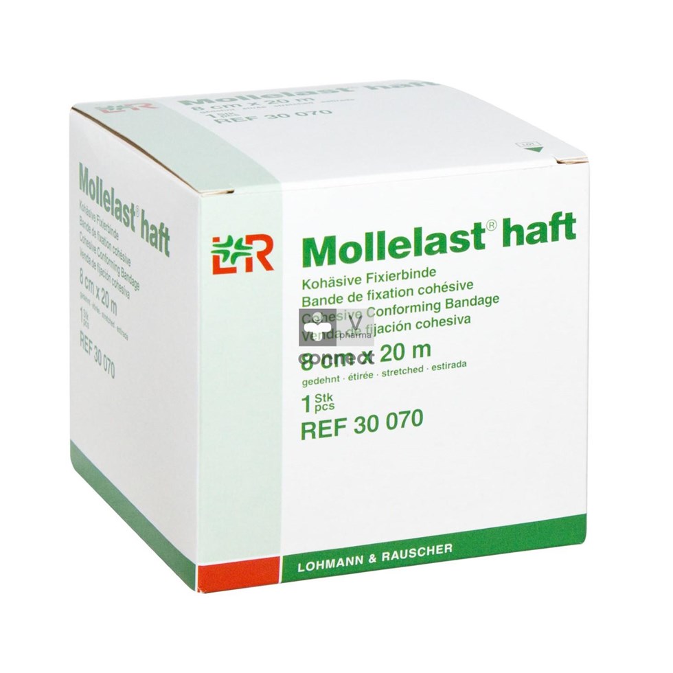 Mollelast Haft Windel Elast Adh 8cmx20m 30070